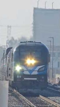New Amtrak 301 Siemens Charger Heritage Departs L.A Union Station