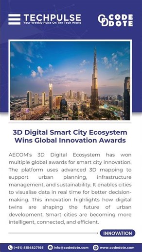 How 3D Digital Technology Is Powering the Future of Smart Cities