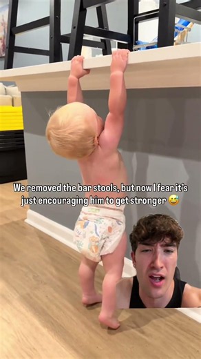 Baby pullups #gym #fitness