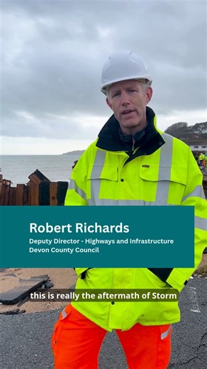 Our teams are assessing damage to the A379 at Slapton after parts of the road were washed away overnight. | Devon County Council