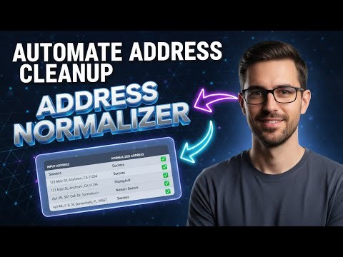 How to Bulk Address Cleanup & Standardization in minutes (tutorial)