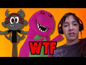 We Reacted To The Weirdest Barney Error Videos!