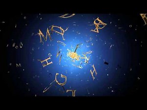 Letters Falling animation