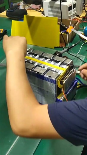 This is how any battery is made before connecting it.