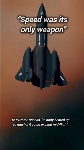 SR-71 Blackbird 🔥 The Fastest Jet Ever Built – Faster Than a Missile!