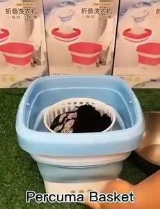 Mini machine à laver pliable, portable pratique et économique! Désign modern et compact!! 📌𝐓𝐞𝐥 : 𝟐𝟗 𝟐𝟓𝟐 𝟑𝟎𝟎 ☎️التوصيل لباب الدار🚛 | Ahla Decor en Tunisie