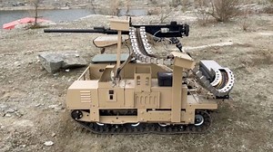 Ukraine Army Type Classifies Droid TW 12.7, New Robotic Combat Vehicle Armed with M2 MG | Soldier Systems Daily