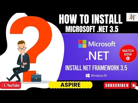 4. How to Install .NET Framework 3.5 on Windows 10 | Step-by-Step Guide | ASPIRE