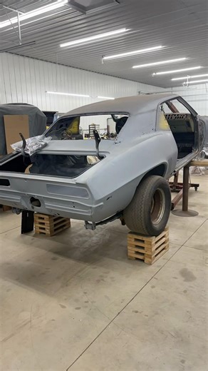 69 Camaro trunk repair #fypシ #foryou #shorts #camaro #floorrepair #garage #automobile #chevycamaro