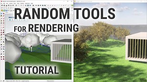 Random Tools for Rendering in SketchUp (with Enscape) | SketchUp for Design