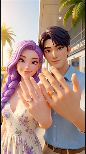 Rumi and Jinu wedding and honeymoon 💜💍🌴