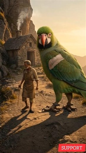 Babu Kaka & The Mighty Parrot#shortsfeed #story