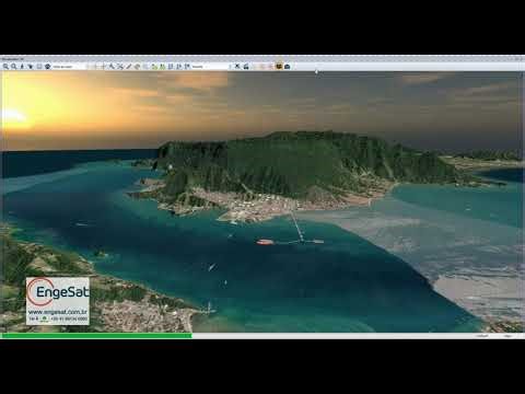 GLOBAL MAPPER PRO V25 Simulação de Voo 3D