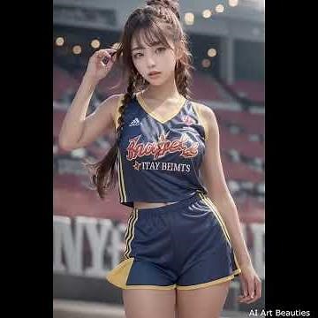 AI Art Beauties | Cheerleader