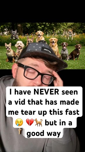 I have never seen a vid that has made me tear up this fast 😢 💔🐕 but in a good way