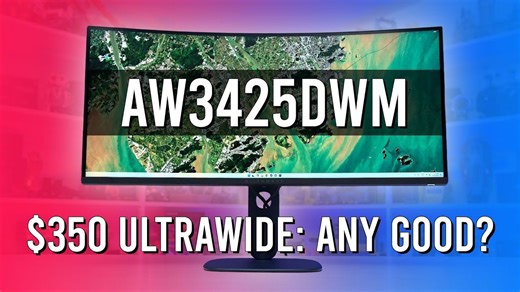 性价比超宽屏有没有好选择? - 戴尔外星人AW3425DWM评测【Monitors Unboxed】