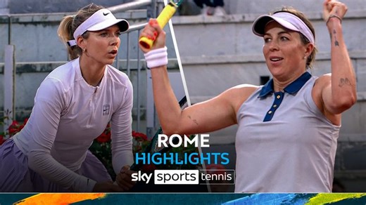 Anastasia Pavlyuchenkova v Katie Boulter | Rome highlights