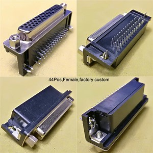 [Hot Item] Board to Board Wire to Board 44POS Female Rivet Lock 3rows D-SUB Connector