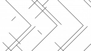 Abstract Line right angle pattern moving black color, on white background seamless looping animation 4K, with copy space | Premium Stock Video Footage