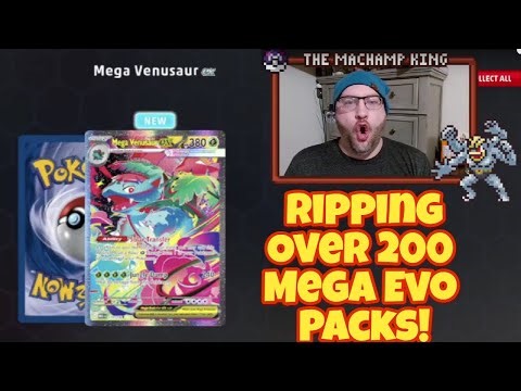 I Rip over 200 Packs of the NEW SET: Mega Evolutions!