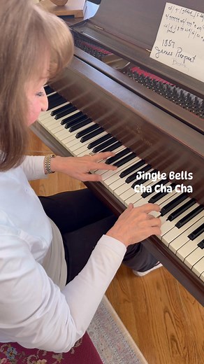 Originally written for an American THANKSGIVING program in 1857, it’s one of The Most popular Christmas tunes worldwide! Jingle Bells - with a little cha cha at the end!! #glendaatthegrand #jinglebells #Christmas | Glenda Austin - Pianist