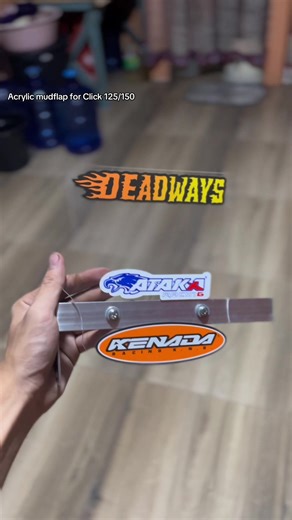 Protect Your Engine with Acrylic Mudflaps for Click 125/150