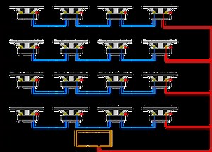Speaker series parallel impedance calculator