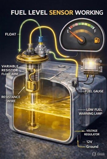 Fuel level sensor working #fblifestyle | Hashir Ali Khan