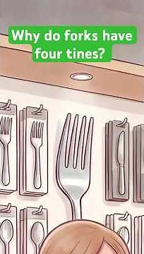 Why do #forks have 4 tines? #goldilocks