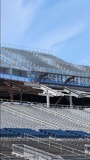 FIRST LOOK: Penn State's temporary seating at Beaver Stadium #pennstate #football