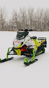 The fields are frozen, so we’re flying over them instead of cutting through.​ This LEXION-inspired sled proves farmers keep it CLAAS even in the snow. ​ Wrap by Doubledee Decals | CLAAS