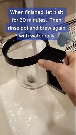 How To Clean Your Coffee Pot with Vinegar