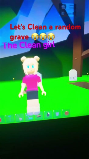 Let’s clean a random grave 😭😭😭