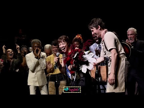 Eva Noblezada final Hadestown Bow & Original Broadway Cast Reunion Speeches