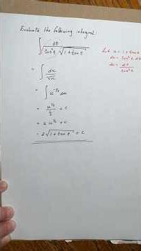 AP calculus u substitution problem with trigonometric identities. #calculus #apcalculusbc