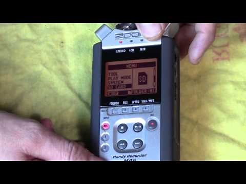 Tutorial on How to install and Format an SD card in a ZOOM H4N Handy Audio Recorder