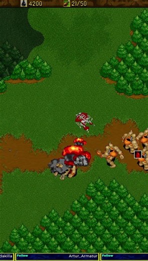 Warcraft 2 When you decided to use runes(orange)