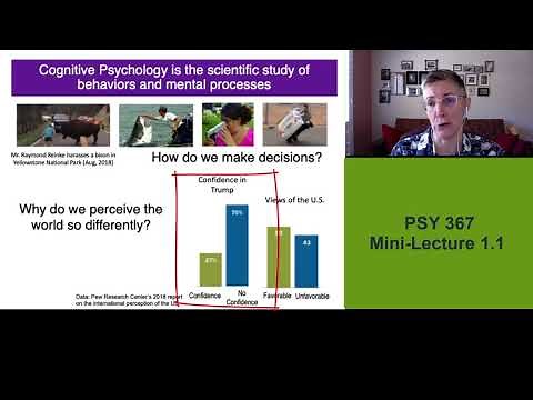 367 Lecture.1.1 What is Cognitive Psychology