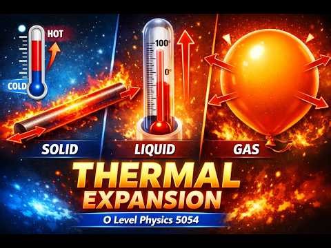 Thermal Expansion Explained | Solids, Liquids & Gases | Cambridge O Level Physics 5054