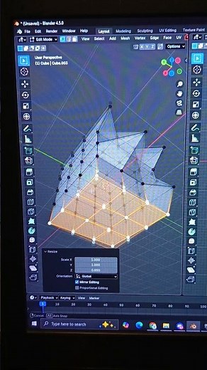 How to align faces! Easy modeling in Blender, part 4