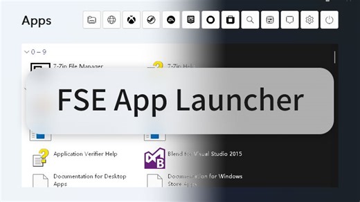 颠覆 Win11 平板模式体验－Xbox 模式 FSE App Launcher