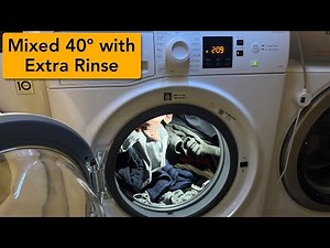Hotpoint Core NSWM846 - Mixed 40° with Extra Rinse (Full cycle)