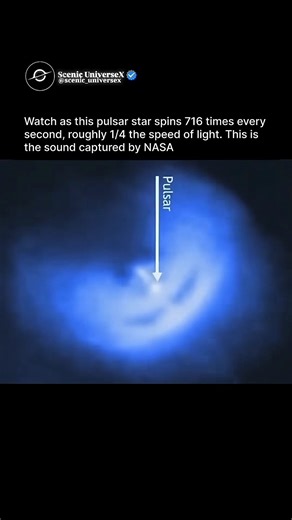 This Pulsar Spins 716 Times Per/Sec 🌟☠️