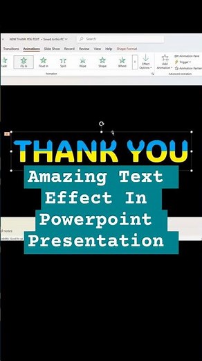 PowerPoint Text Animation That Is Actually Cool