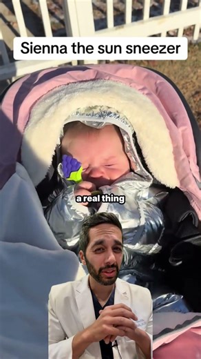 ENT reacts to baby who's allergic to the sun #ent #allergies #allergy #allergyrelief