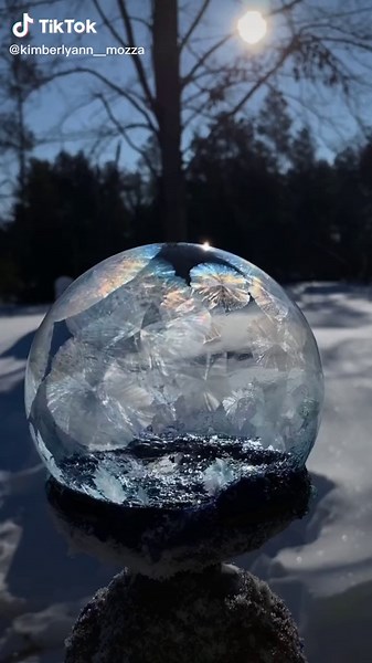 Captivating Frozen Bubble Magic: Creating Ice Bubbles