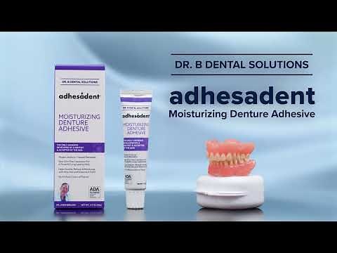 Dr. B Dental Solutions | Adhesadent Moisturizing Denture Adhesive