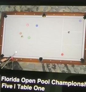 Jesus Atencio Pool Player Le mete 8 meses en fila al Canadiense Morra después de estar perdiendo 5/0 Este salto y acomodo espectacular para decidir la mesa | Cadafe pool