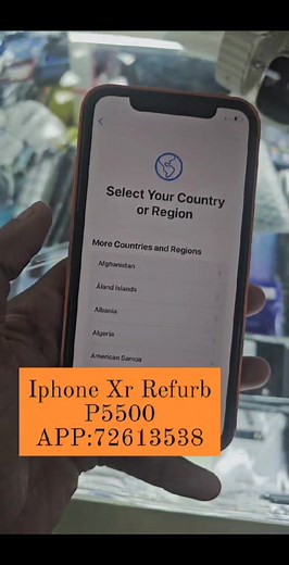 iphone Xr Refurbished(17 pro) P5500 (P3000 deposit ) Balance on collection. - whatsapp 72613538 | Oteng Dominic Chere
