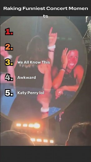 Ranking Funniest Concert Moments #funny #concert #silly #ranked ked